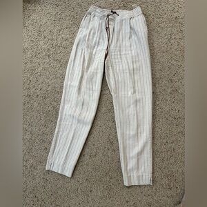 SOLD MASSIMO DUTTI linen blend pants